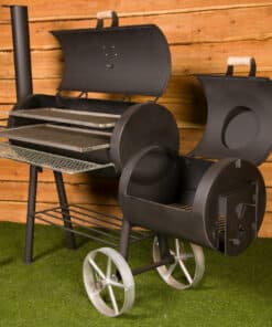 Offset bbq smoker 16inch 4mm Unieke barbecues door Witkamp Design geproduceerd