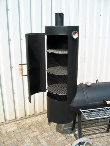 BBQ Smoker 16 inch 4mm. Unieke barbecues door Witkamp Design geproduceerd 5