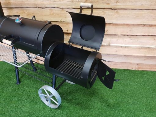Offset bbq smoker Short 16inch 4mm Unieke barbecues door Witkamp Design geproduceerd 4